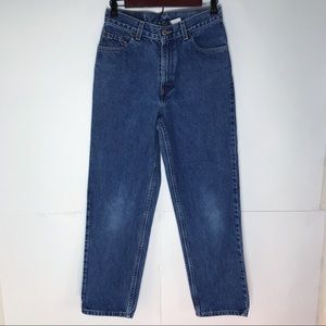 Vintage Levi 550 High Waist Distressed Blue Jean